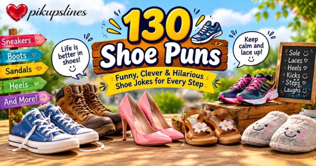 130 Shoe Puns 👟😂: Funny, Clever & Hilarious Shoe Jokes for Every Step