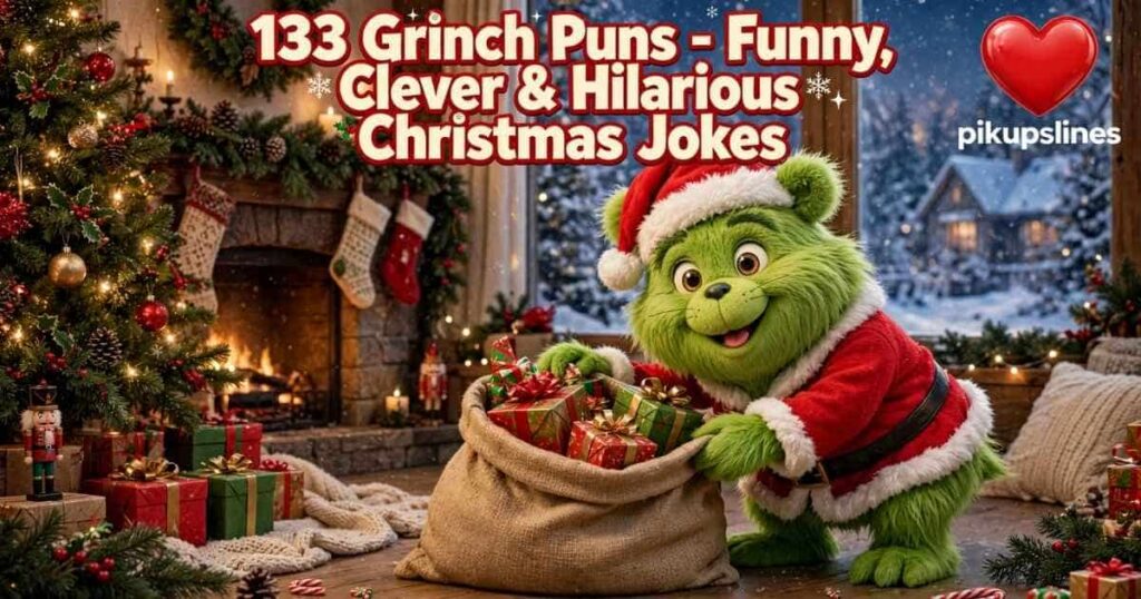 133 Grinch Puns 🎄 | Funny, Clever & Hilarious Christmas Jokes
