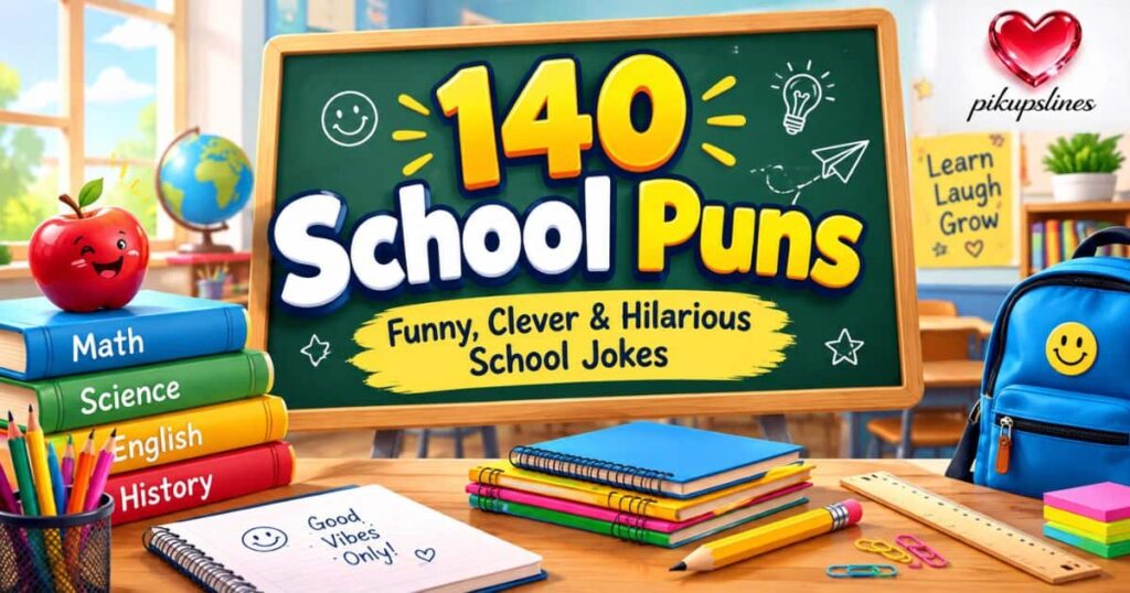 140 School Puns 🎓 | Funny, Clever & Hilarious School Jokes