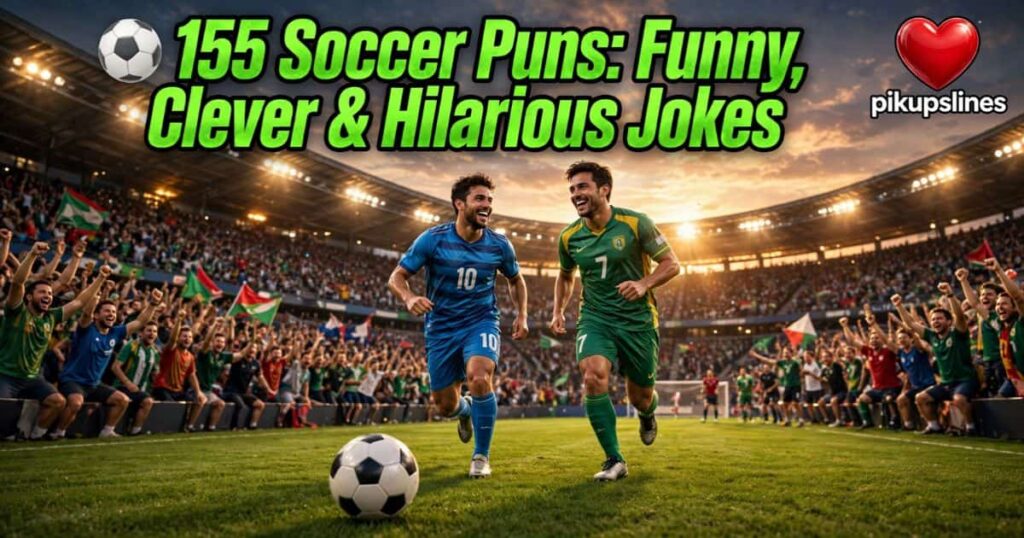 155 Soccer Puns: Funny, Clever & Hilarious Jokes ⚽