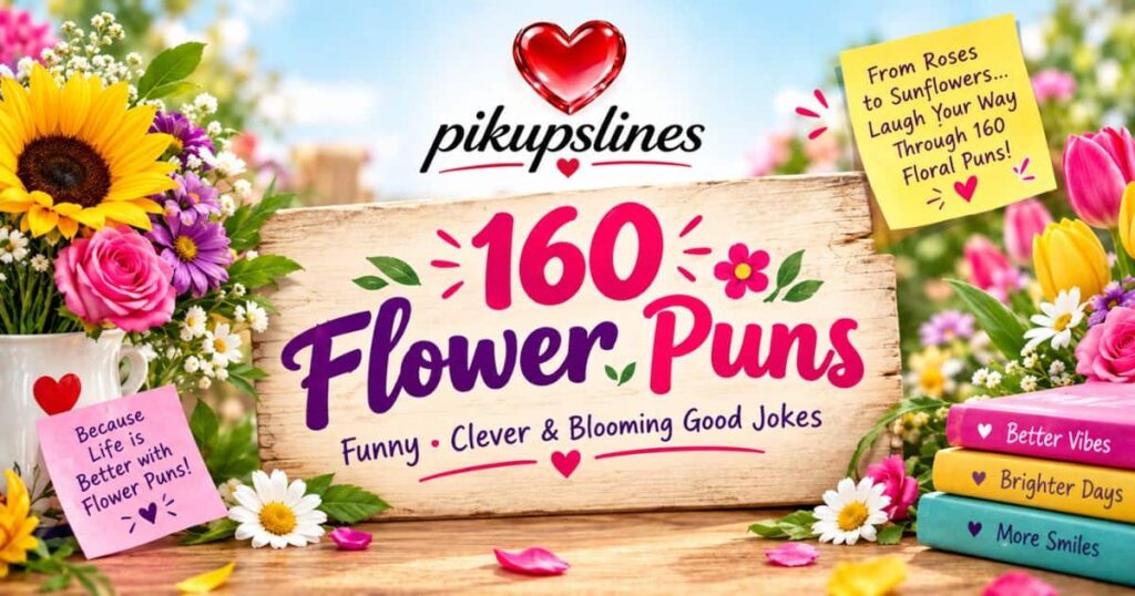160 Flower Puns: Funny, Clever & Blooming Good Jokes 🌸