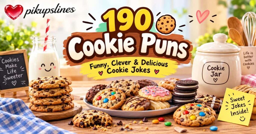 190 Cookie Puns 🍪😂 | Funny, Clever & Delicious Cookie Jokes