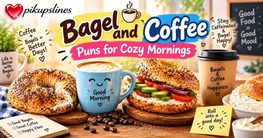 ☕ Bagel and Coffee Puns for Cozy Mornings