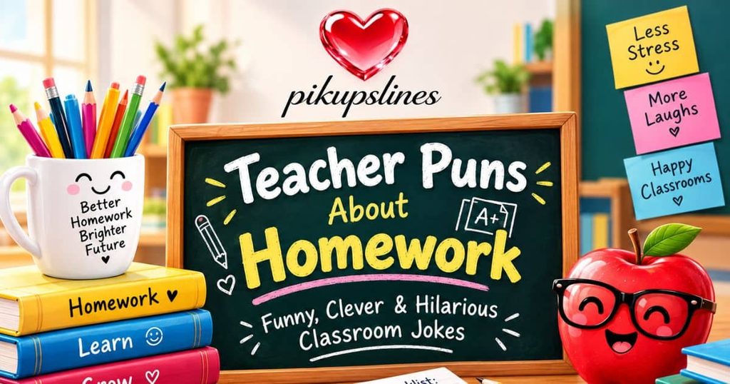✏️ Teacher Puns About Homework