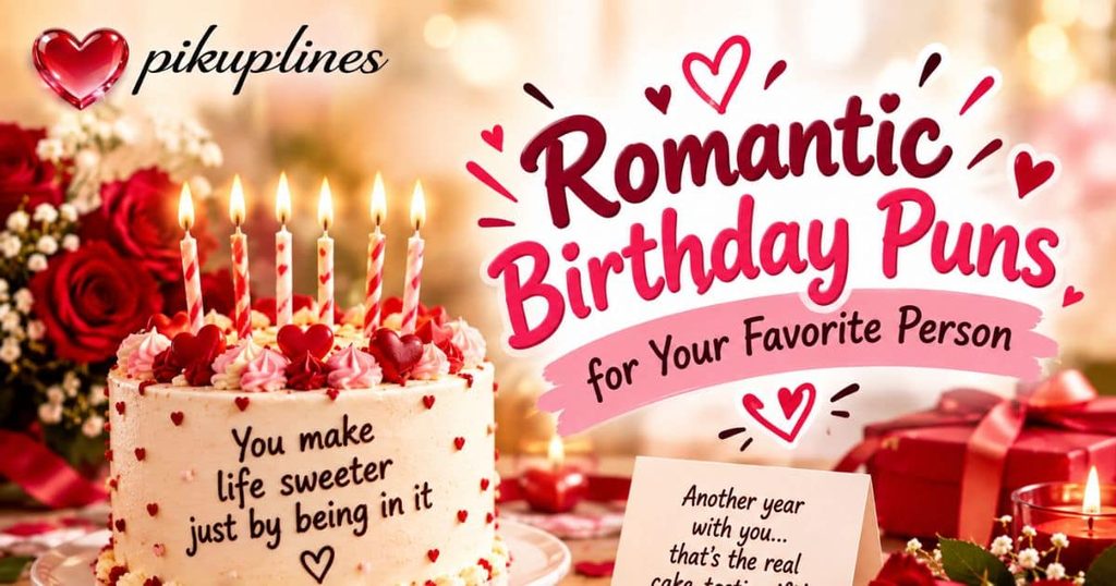 ❤️ Romantic Birthday Puns for Your Favorite Person