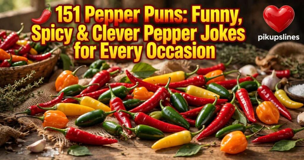 🌶️ 151 Pepper Puns: Funny, Spicy & Clever Pepper Jokes for Every Occasion