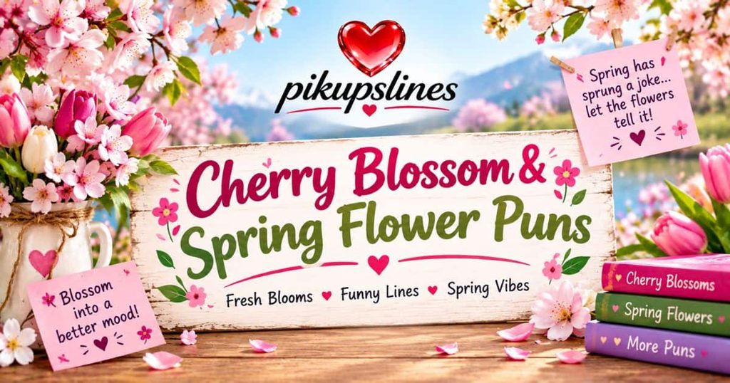🌸 Cherry Blossom & Spring Flower Puns