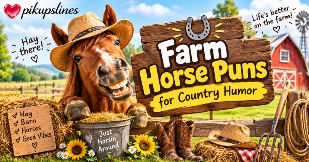 🌾 Farm Horse Puns for Country Humor