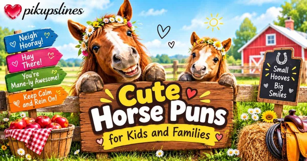 🍎 Cute Horse Puns for Kids and Families