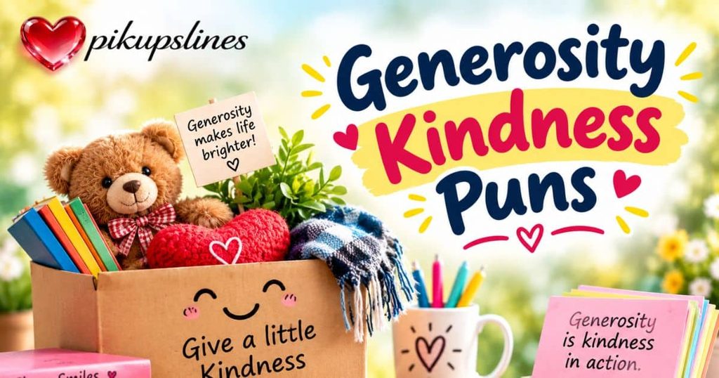 🎁 Generosity Kindness Puns