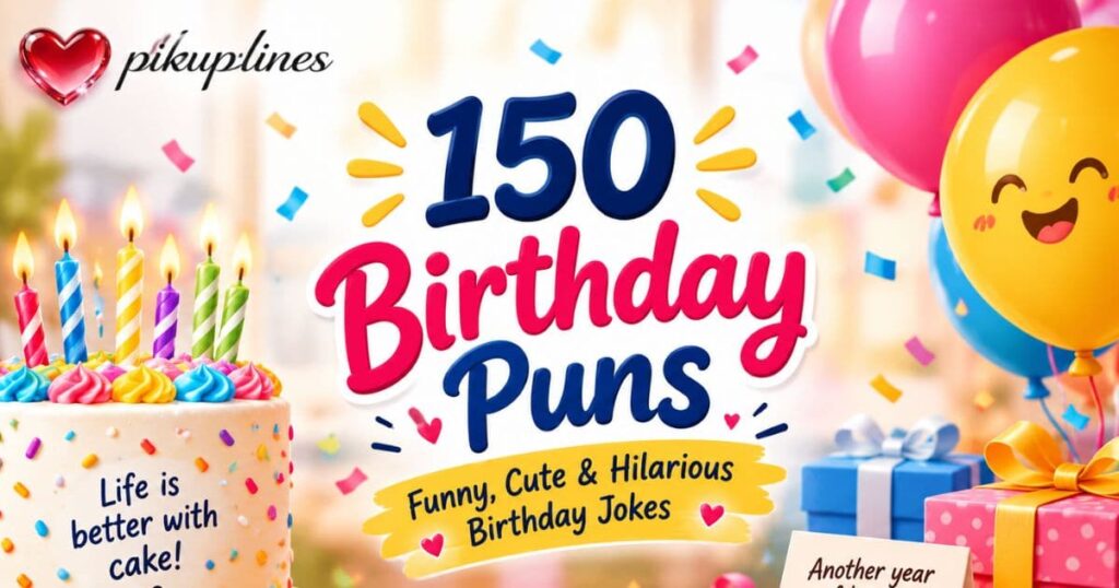 🎂 150 Birthday Puns: Funny, Cute & Hilarious Birthday Jokes