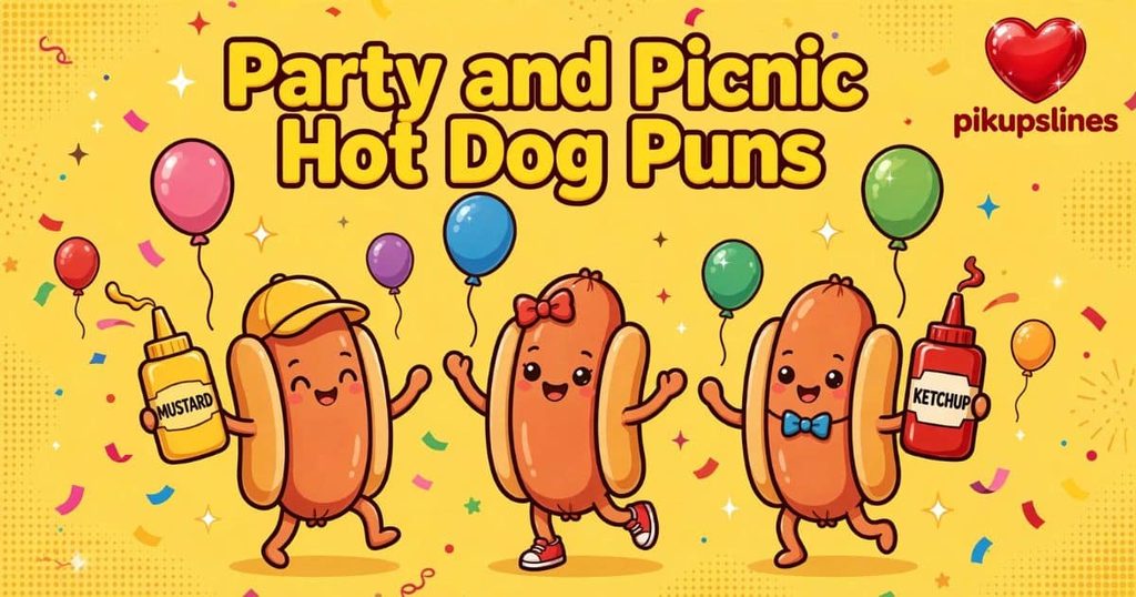 🎉 Party and Picnic Hot Dog Puns