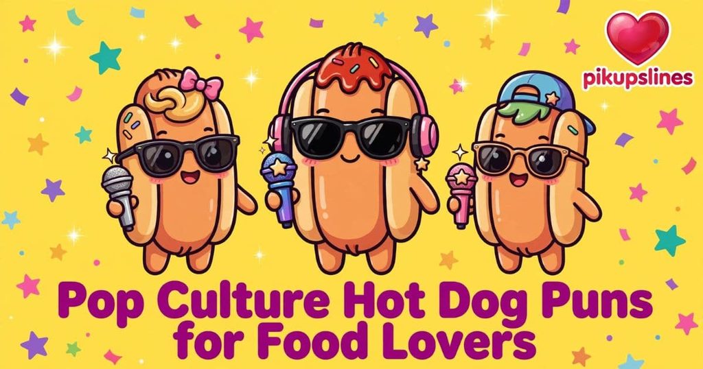 🎤 Pop Culture Hot Dog Puns for Food Lovers