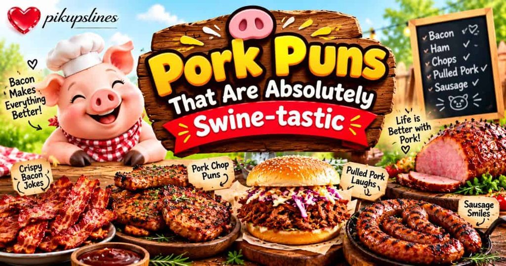 🐷 Pork Puns That Are Absolutely Swine-tastic