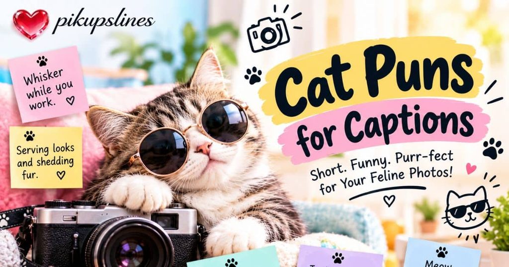 📸 Cat Puns for Captions