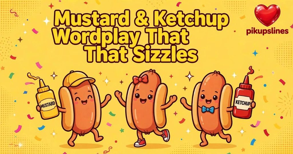 😂 Mustard & Ketchup Wordplay That Sizzles