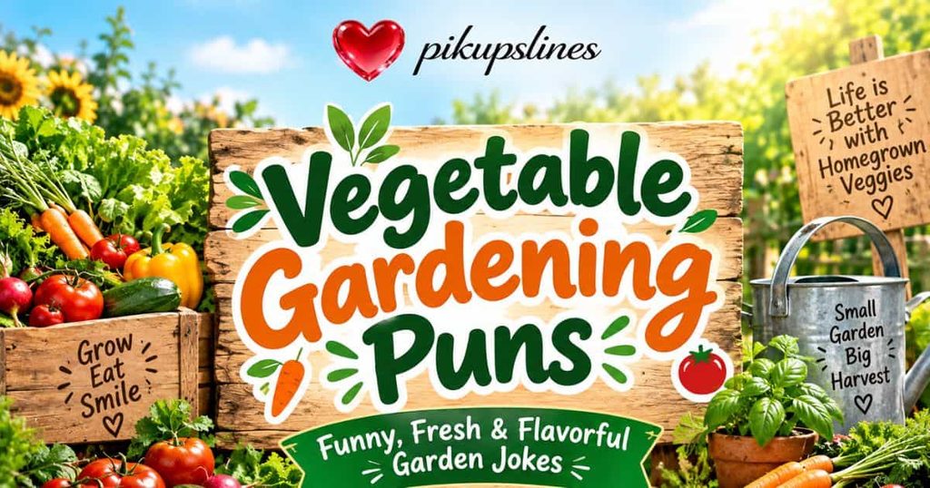 🥕 Vegetable Gardening Puns
