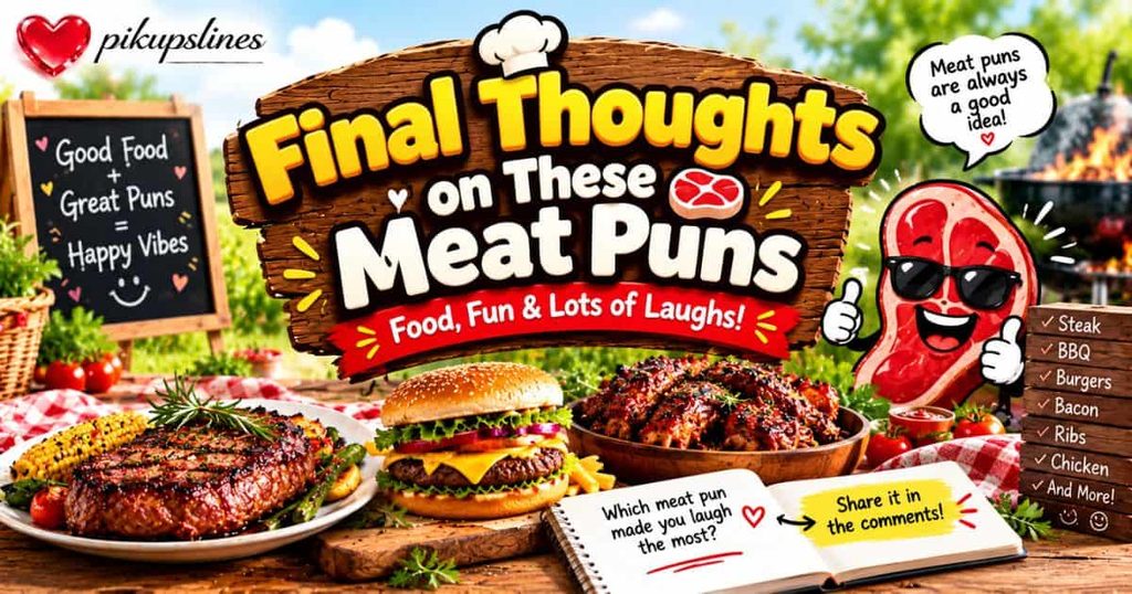🥩 Final Thoughts on These Meat Puns 😂