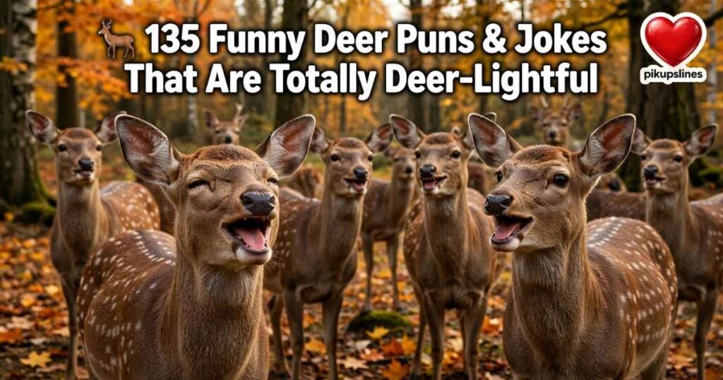 🦌 135 Funny Deer Puns & Jokes That Are Totally Deer-Lightful
