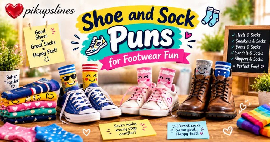 🧦 Shoe and Sock Puns for Footwear Fun