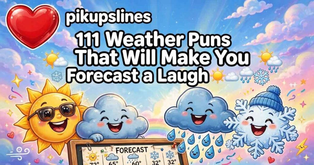 111 Weather Puns That Will Make You Forecast a Laugh 🌦️