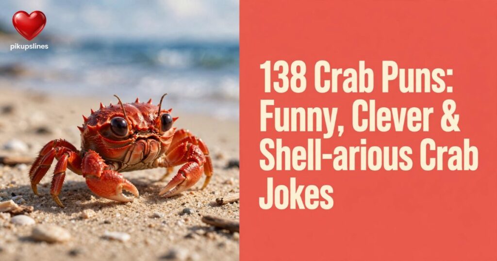 138 Crab Puns 🦀_ Funny, Clever & Shell-arious Crab Jokes