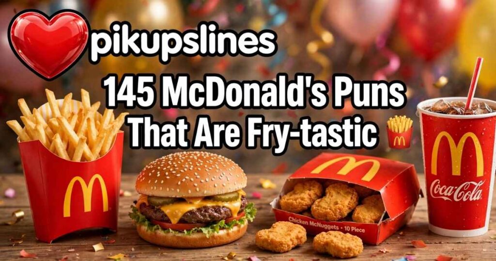 145 McDonald’s Puns That Are Fry-tastic 🍟