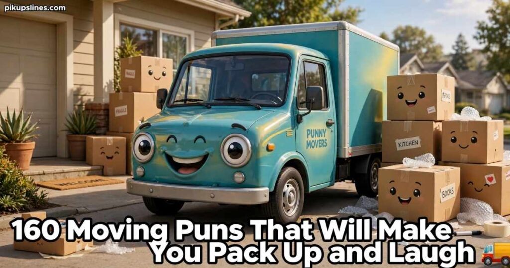160 Moving Puns That Will Make You Pack Up and Laugh 🚚