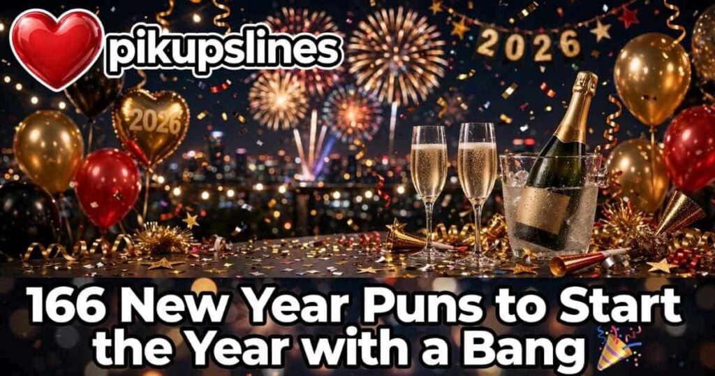 166 New Year Puns to Start the Year with a Bang 🎉