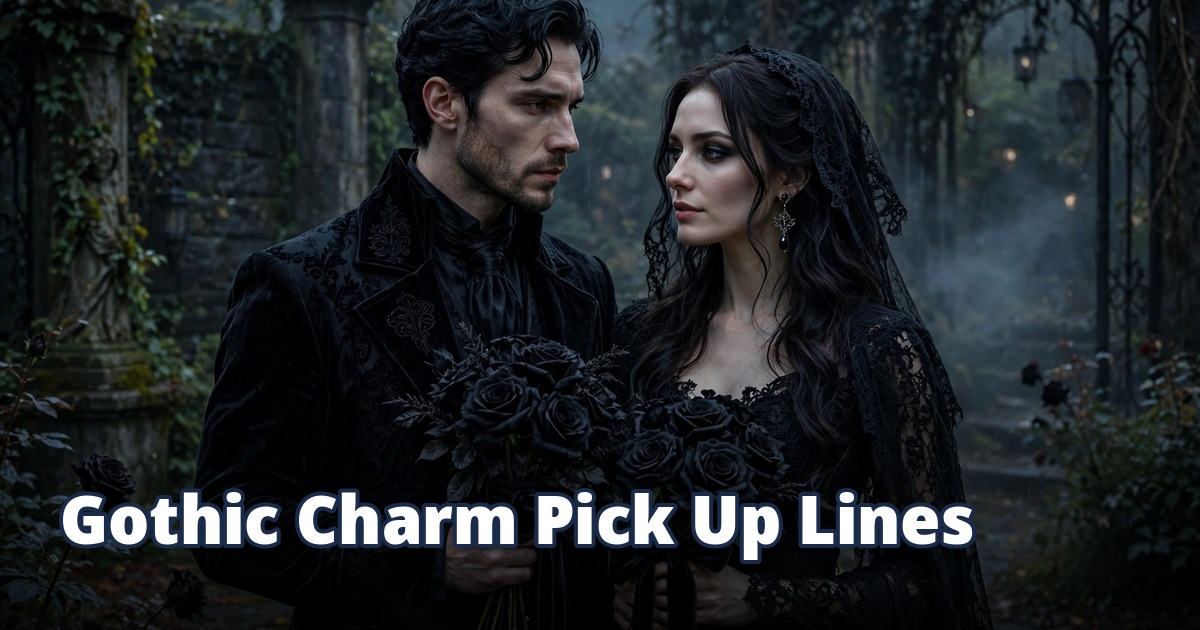 Gothic Charm Pick Up Lines