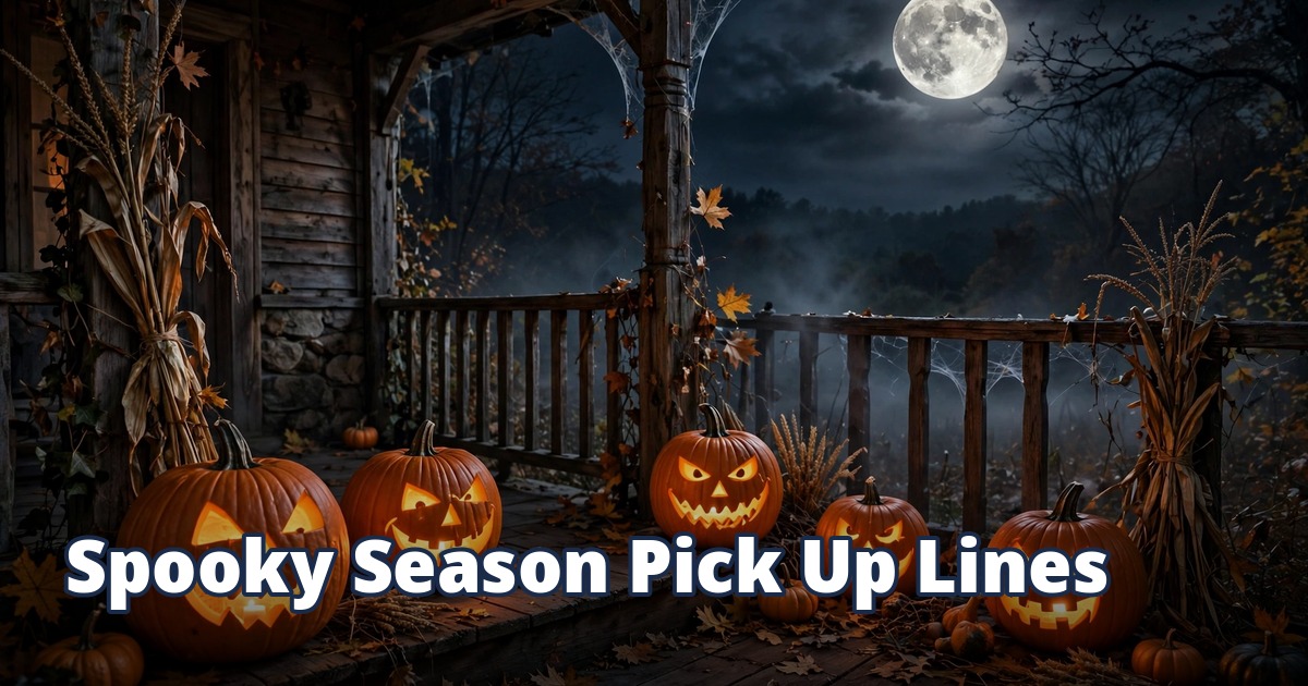 Spooky Season Pick Up Lines