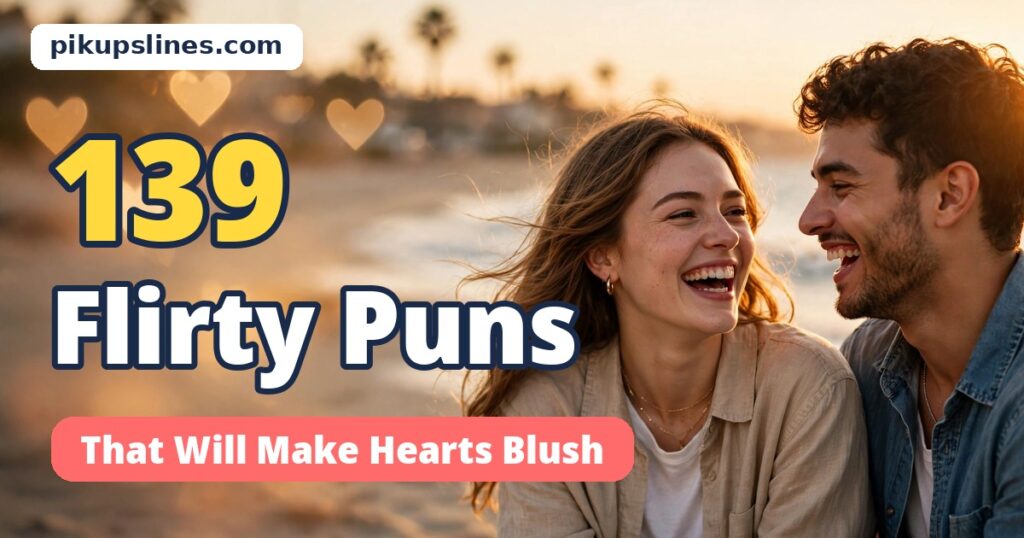 139 Funny Flirty Puns That Will Make Hearts Blush 😘