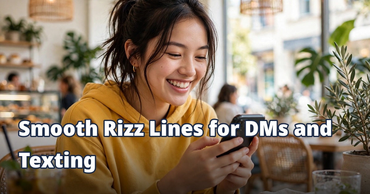 Smooth Rizz Lines for DMs and Texting