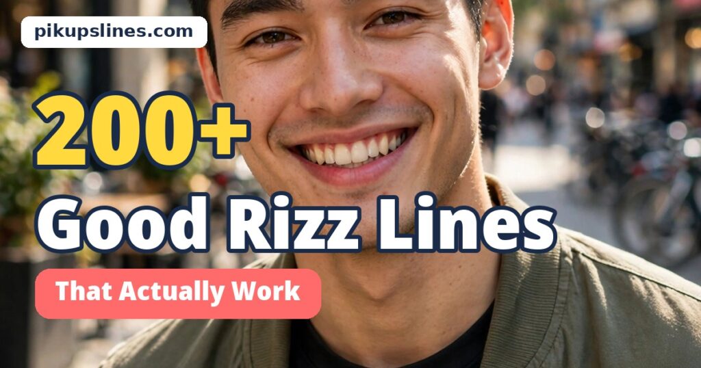 200+ Good Rizz Lines That Actually Work