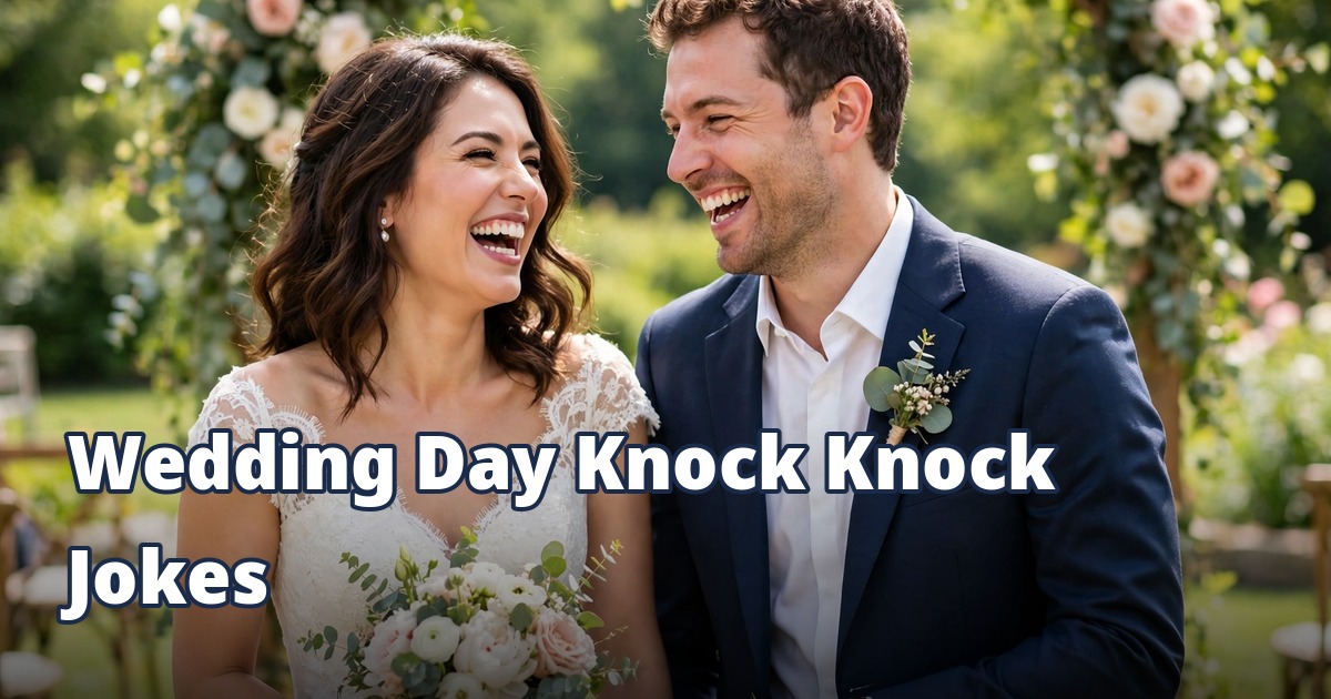 Wedding Day Knock Knock Jokes