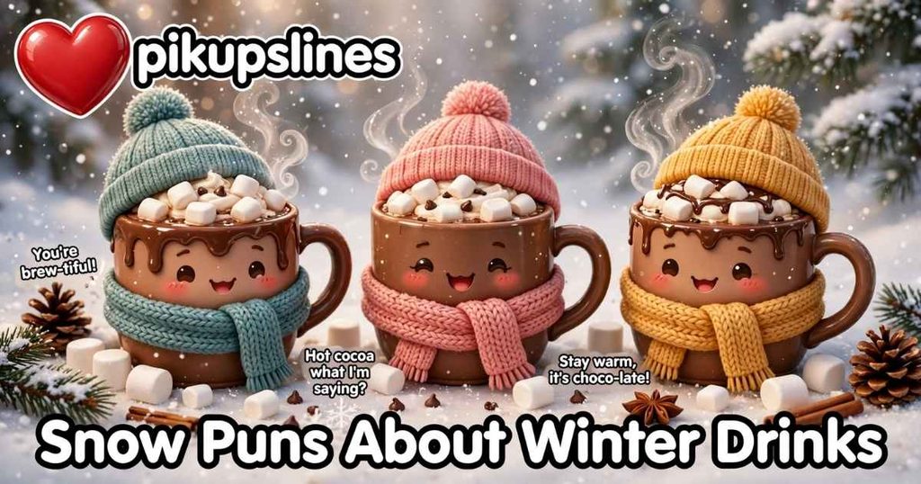 ☕ Snow Puns About Winter Drinks