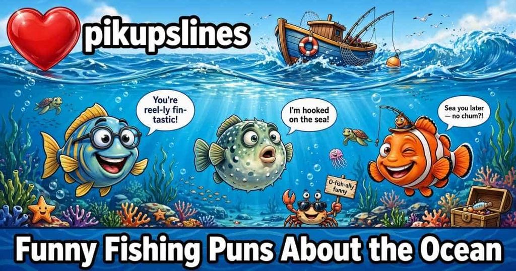 🌊 Funny Fishing Puns About the Ocean