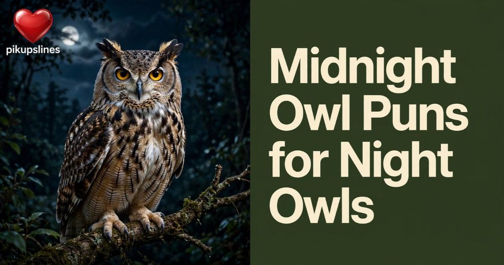 🌙 Midnight Owl Puns for Night Owls