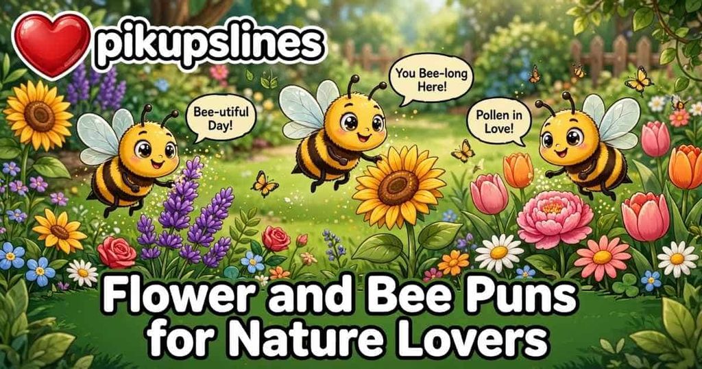 🌸 Flower and Bee Puns for Nature Lovers