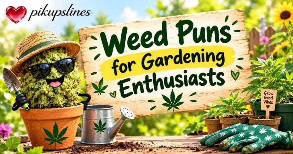 🌿 Weed Puns for Gardening Enthusiasts