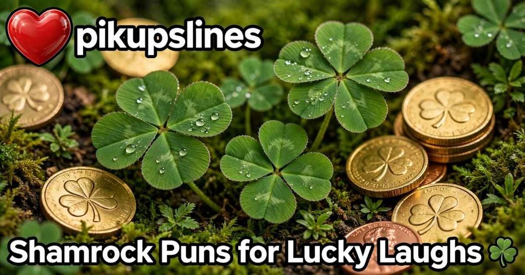 🍀 Shamrock Puns for Lucky Laughs