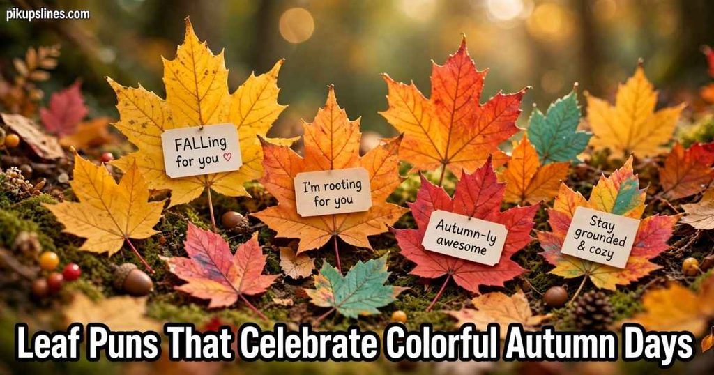 🍂 Leaf Puns That Celebrate Colorful Autumn Days