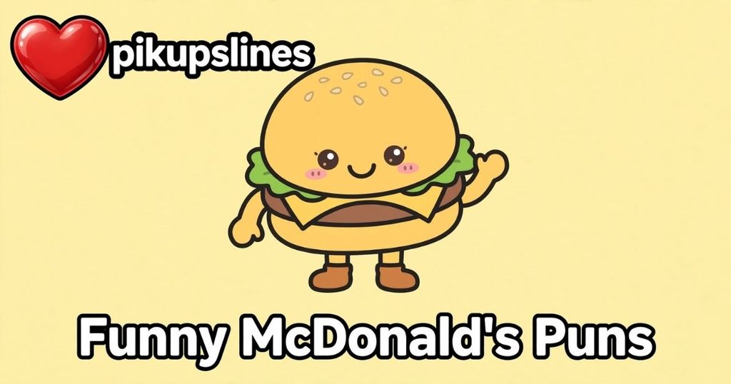 🍔 Funny McDonald’s Puns