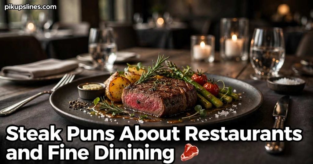 🍽️ Steak Puns About Restaurants and Fine Dining