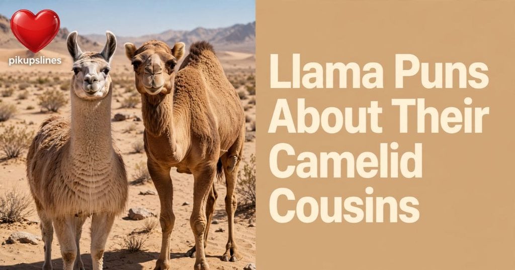🐪 Llama Puns About Their Camelid Cousins