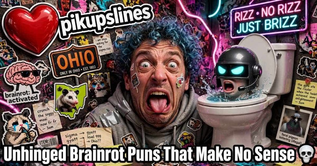 💀 Unhinged Brainrot Puns That Make No Sense