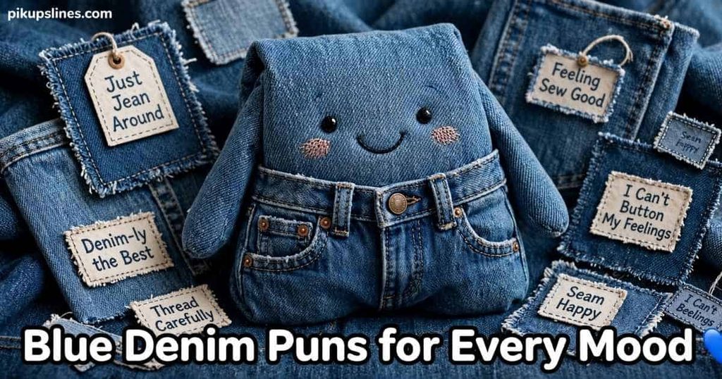 💙 Blue Denim Puns for Every Mood