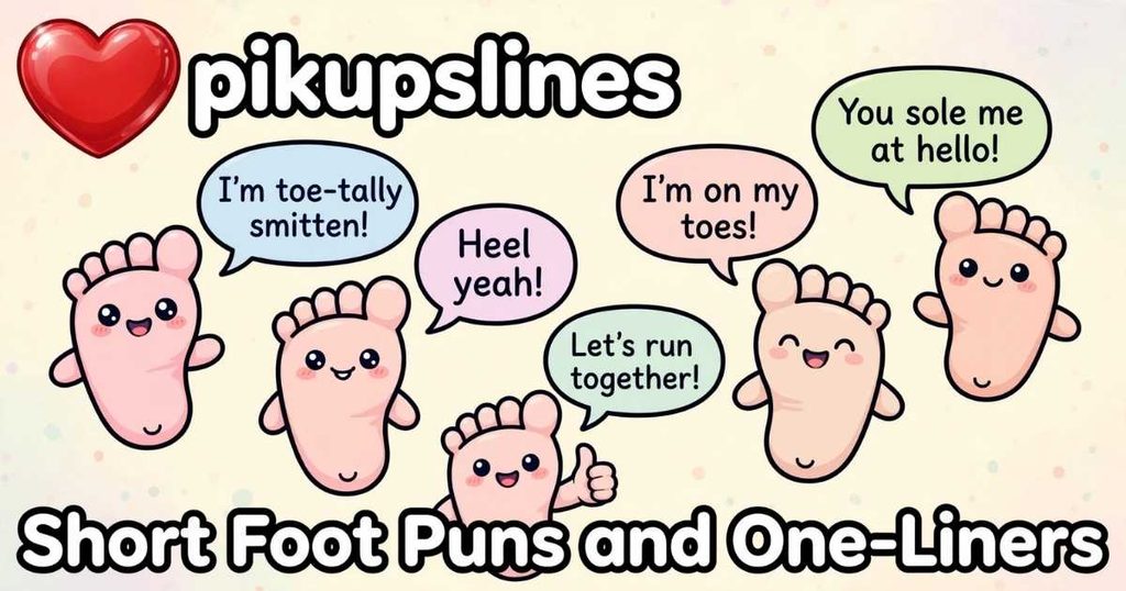 📱 Short Foot Puns and One-Liners