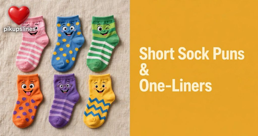 📱 Short Sock Puns & One-Liners