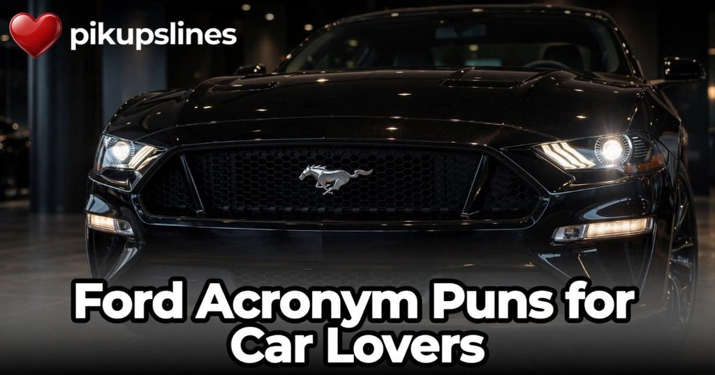 🔧 Ford Acronym Puns for Car Lovers